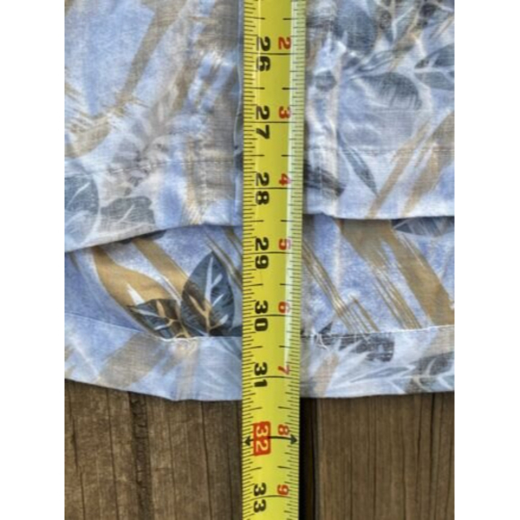 Marc Edwards Men's Rayon XXL Gray Floral Hawaiian Short Sleeve Button Up Shirt - Picture 5 of 9